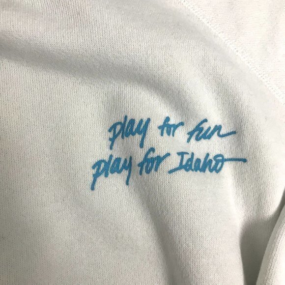 VTG Hanes Idaho Lottery Men's XL White Sweatshirt Made In USA - Picture 3 of 9